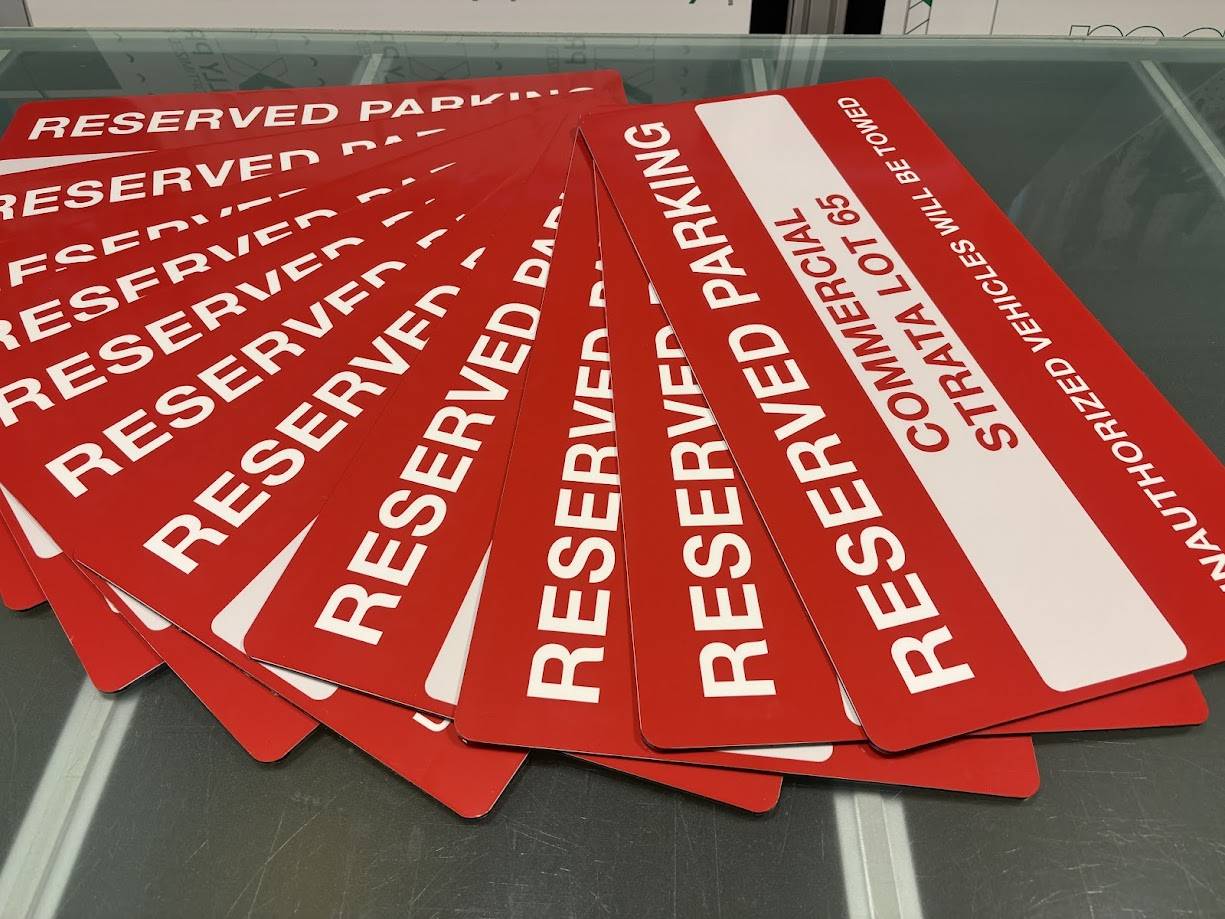 Alupanel Signs in Vancouver, custom-made in any design