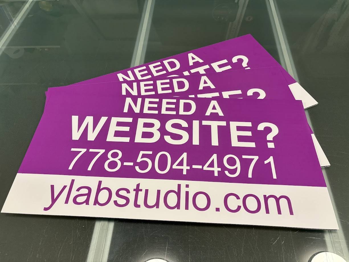 Advertising Coroplast Sign in Vancouver at competitive prices.