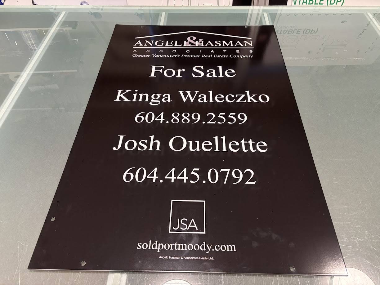 Alupanel Sign Vancouver in any custom design