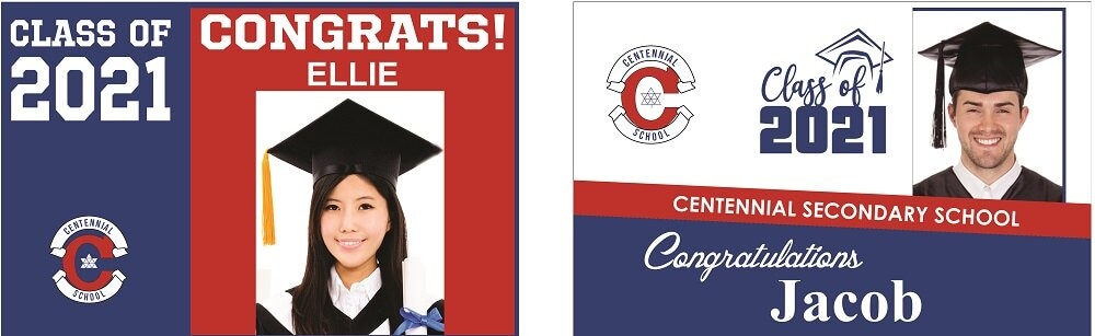 Graduation Signs Centennial School