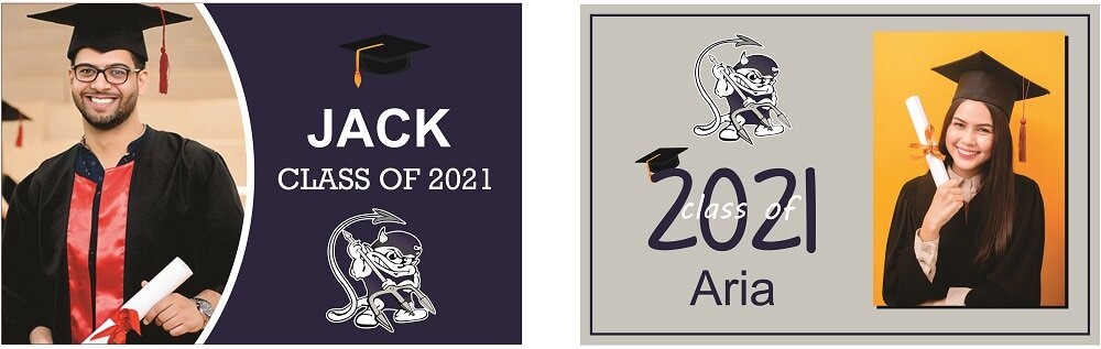 Graduation Signs Ecole Dr Charles School