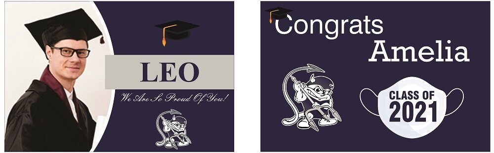 Graduation Signs Ecole Dr Charles School