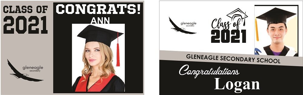 Graduation Signs Gleneagle School