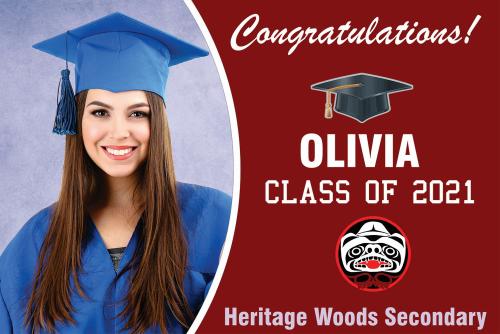 Graduation lawn signs