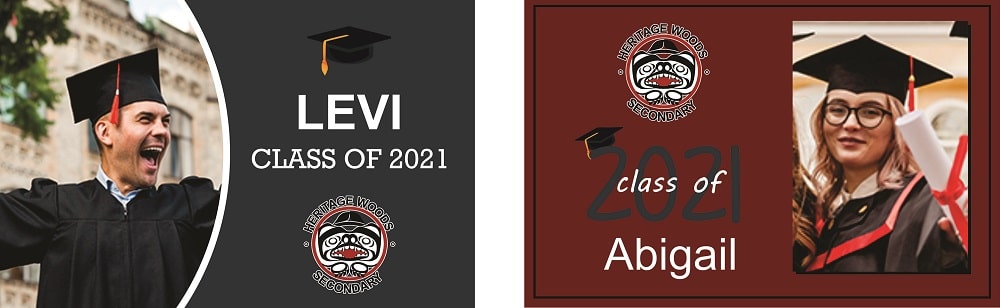 Graduation Signs Heritage Woods School