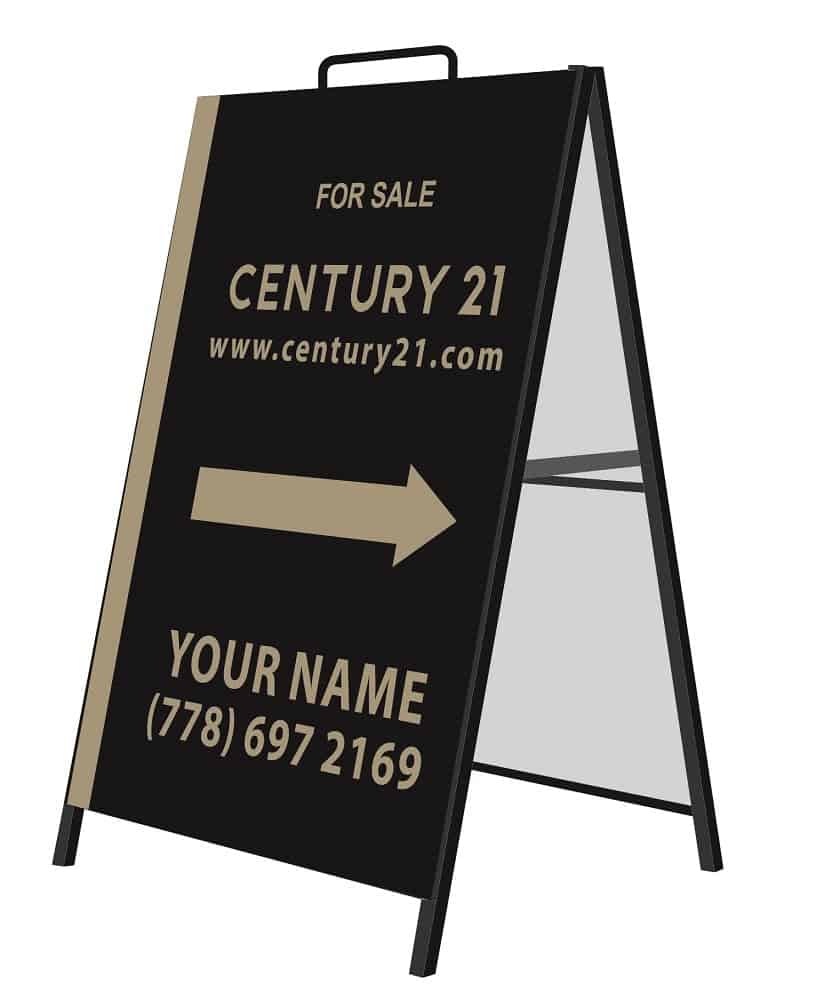 Century 21 real estate signs
