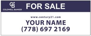 Coldwell Banker CONDO FOR SALE SIGNS