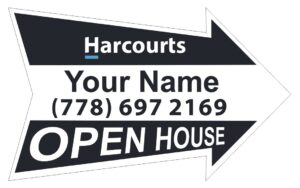 Harcourts directional signs