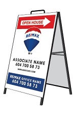 REMAX OPEN HOUSE COROPLAST SIGNS