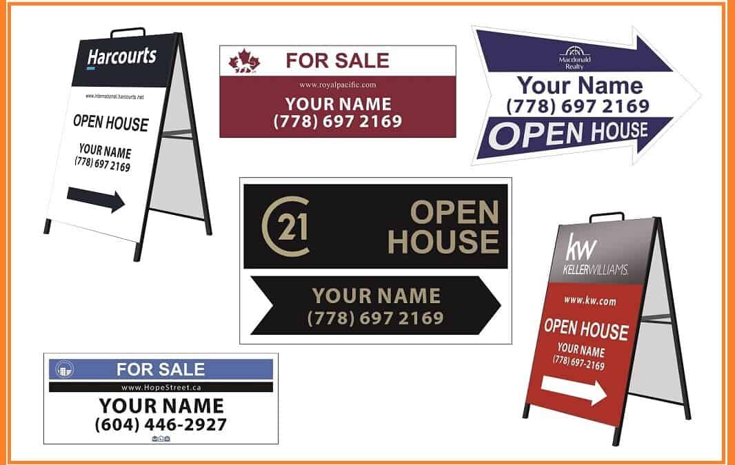 Real Estate Signs in Vancouver free designs