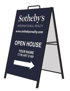 Sotheby's realty Metal A-Frame signs