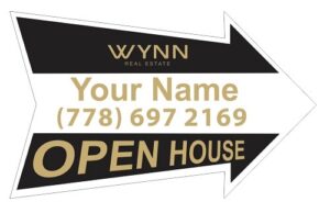 Wynn Cut Out Arrows signs