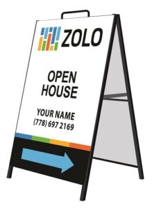 Zolo Metal A-Frame signs
