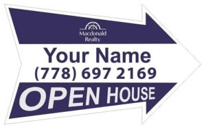 macdonald realty directional signs