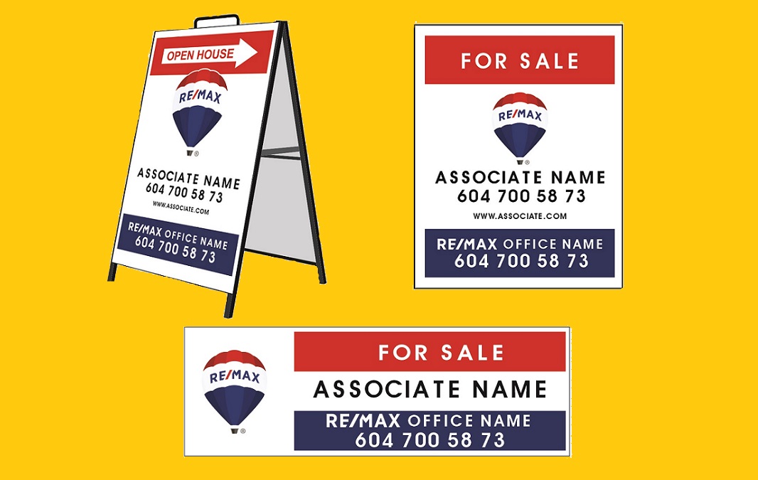 Remax signs cheap