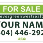 Evergreen West condo for sale signs