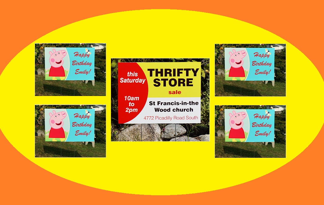 lawn signs coquitlam