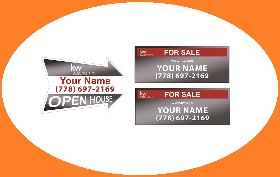 KW commercial signs for business development