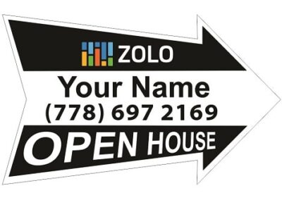 Zolo Cut Out Arrows signs