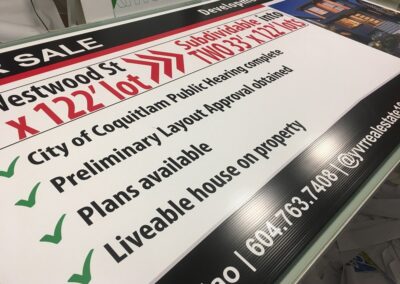 8mm coroplast signs