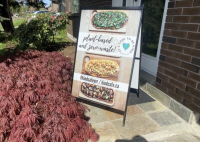 A-frame advertising signs