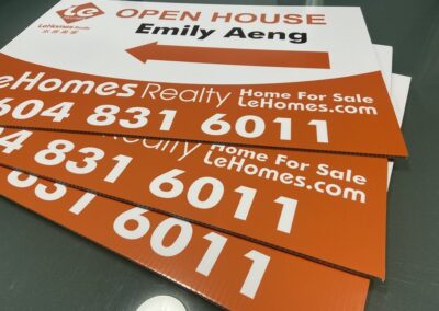 Commercial real estate signs