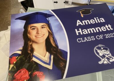Graduation lawn signs
