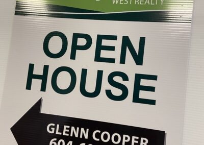 Real estate open house sign in sheet
