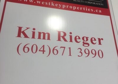 Real estate signs for sale