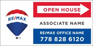 Remax Car topper open house signs 14x24