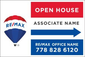 Remax Classic Arrows directional signs 16x24