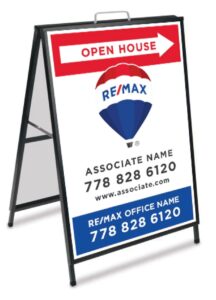 Remax Metal A Frame Signs 24x36