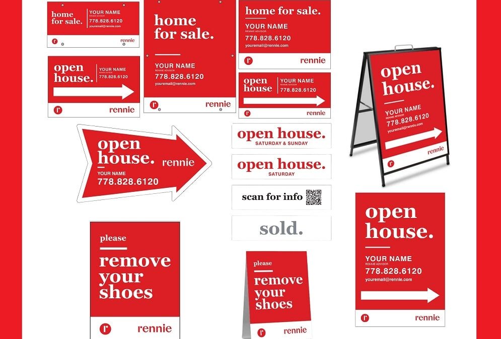 Introducing the new design of Renni for sale signs!