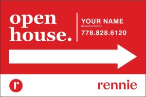 Rennie Classic Arrows directional signs 16x24