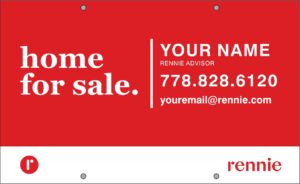 Rennie Large For Sale Signs 36x22