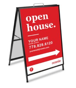 Rennie Metal A Frame Signs 24x36