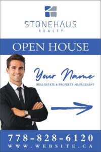 Stonehaus apc a-frame open house signs 24x36
