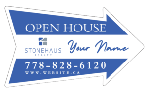 Stonehaus cut out arrows directional signs 14x24