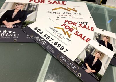 For sale sign real estate