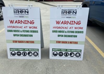 brushed alupanel signs