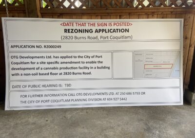 cheap coro rezoning sign