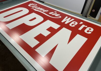 cheap coroplast signs