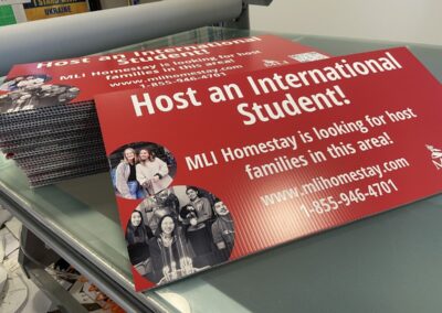 coroplast sign stands Vancouver