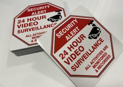 double sided alupanel ground sign