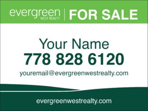 evergreen car magnetic signs 18x24