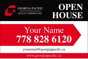 georgia pacific classic arrows directional signs 16x24