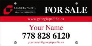 georgia pacific condo for sale signs 12x24