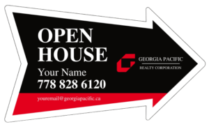 georgia pacific cut out arrows directional signs 14x24-1