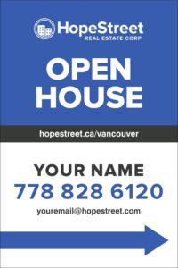 hopestreet apc a-frame open house signs 24x36
