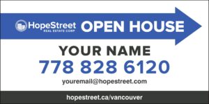 hopestreet car topper open house signs 14x24